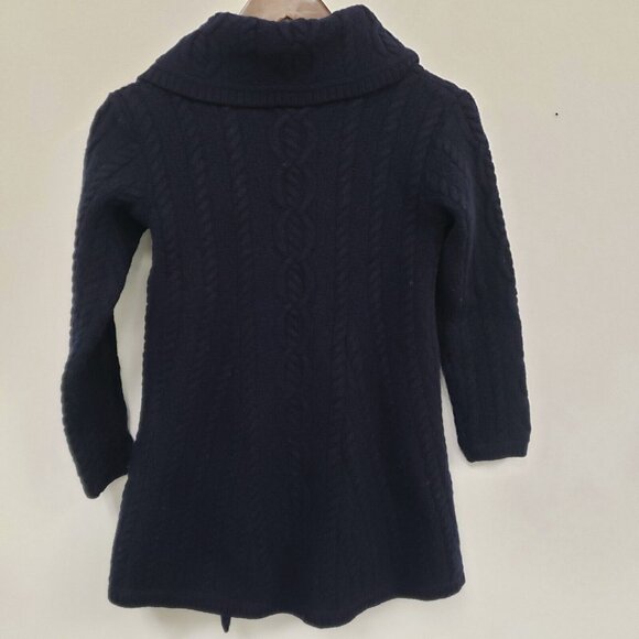 Aran Crafts Ireland Womens Merino Wool Fisherman Cable Knit Sweater Size XS Blue - Picture 2 of 10